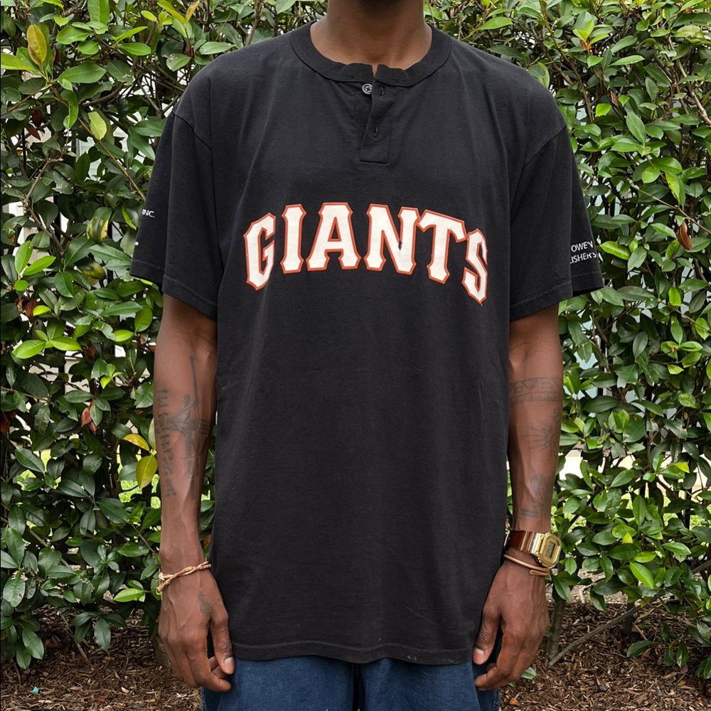 Majestic Black Giants Short Sleeve Tee